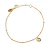 Muru Women's April Birthstone Bracelet Gold In Gold