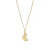 Muru Women's Croissant Necklace Gold