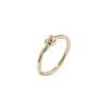 Muru Women's Eternity Knot Ring Gold In Gold