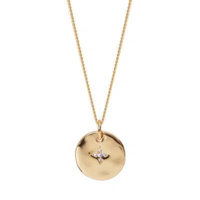 Muru Women's Gold June Birthstone Necklace