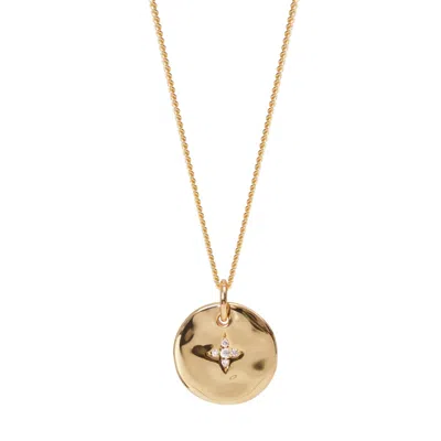 Muru Women's Gold October Birthstone Necklace