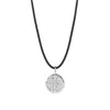 Muru Women's Guiding Star Cord Necklace Silver In Silver