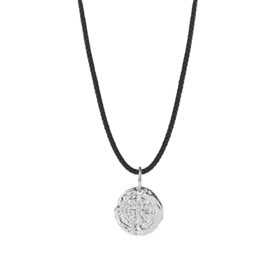 Muru Women's Guiding Star Cord Necklace Silver