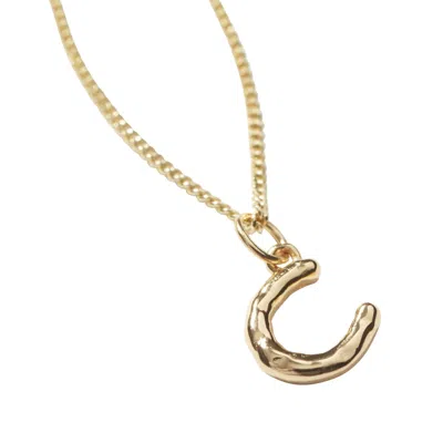 Muru Women's Horseshoe Necklace Gold