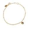 Muru Women's January Birthstone Bracelet Gold In Gold