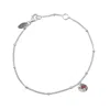 Muru Women's January Birthstone Bracelet Silver In Silver