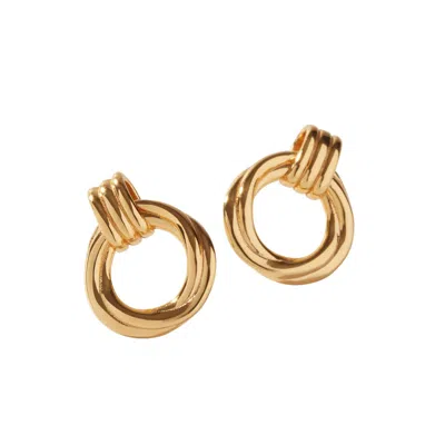 Muru Women's Karma Studs Gold