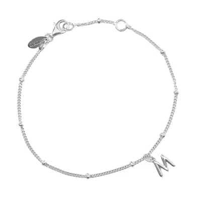 Muru Women's Little Love Letter Bracelet Silver