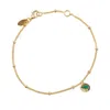 Muru Women's May Birthstone Bracelet Gold In Gold
