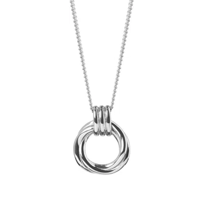 Muru Women's Mini Karma Necklace Silver