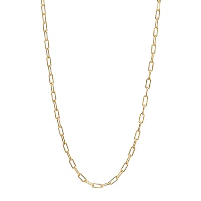 Muru Women's Mini Paperclip Necklace Gold
