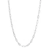 Muru Women's Mini Paperclip Necklace Silver