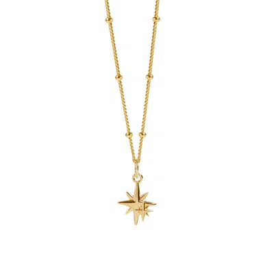 Muru Women's Mother & Child Bead Chain Necklace Gold