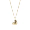 Muru Women's Organic Heart Necklace Gold