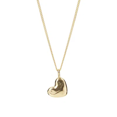 Muru Women's Organic Heart Necklace Gold