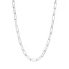 Muru Women's Paperclip Chain Necklace Silver In Silver