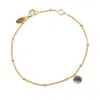 Muru Women's September Birthstone Bracelet Gold In Gold