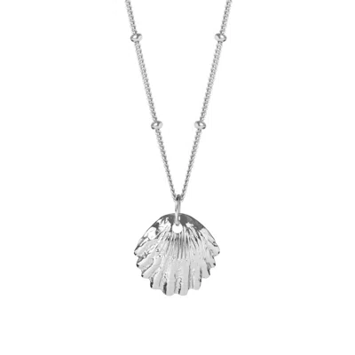Muru Women's Shell Necklace Silver