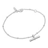 Muru Women's T-bar Bracelet Silver In Silver