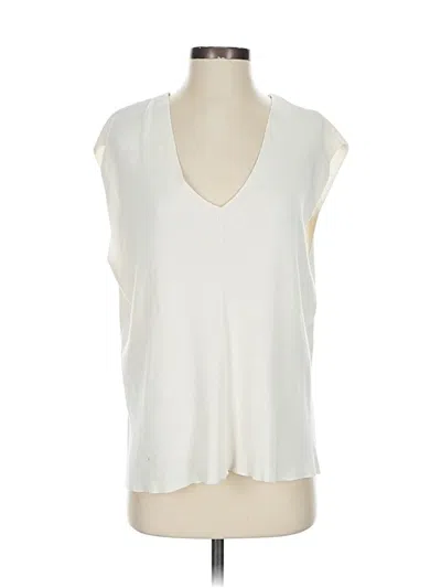 Pre-owned Mus & Bombon Cardigan Sweater In White