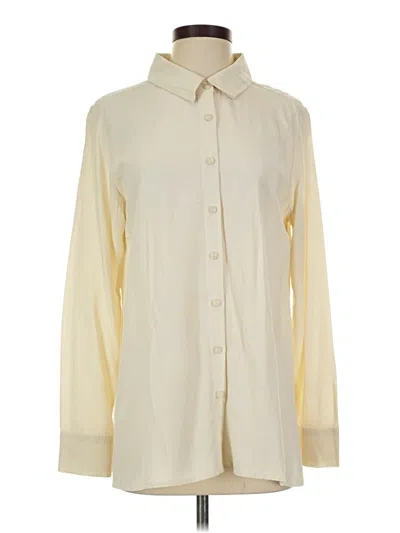 Pre-owned Mus & Bombon Long Sleeve Blouse In Ivory