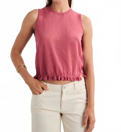 Mus & Bombon Mirri Tank Top In Dark Pink