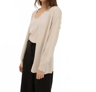 Mus & Bombon Torto Top In Beige