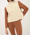 Mus & Bombon Vade Vest In Ecru In White
