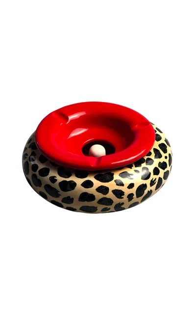 Musae Studio - Animalier Leopard Ashtray - Animal In Animal Print
