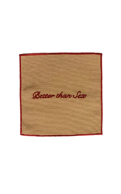Musae Studio - Cocktail Napkins; Set Of 4 - Brown