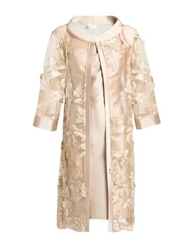 Musani Couture Woman Co-ord Beige Size 16 Polyester