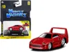 Muscle Machines Ferrari F40 Red 1/64 Diecast Model Car By
