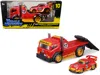 Muscle Machines Jdm Flatbed Truck #17 Red "rauh-welt Begriff" And Porsche Rwb 911 993 #17 Red "muscle Transports" Se