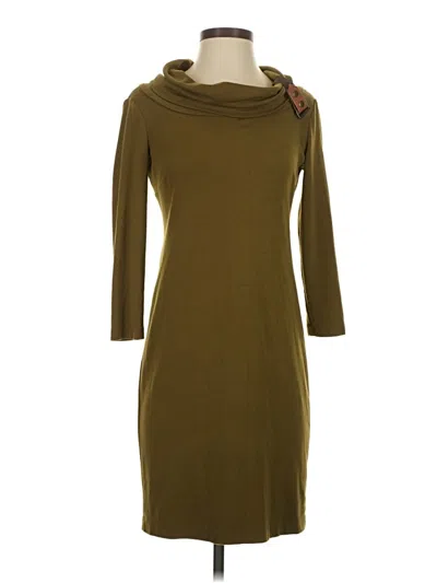Pre-owned Muse 3/4 Sleeve Top Green Cowl Neck Tops