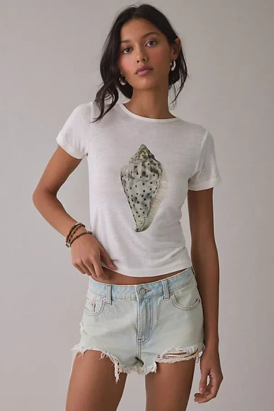 Muse Assembly Astrid Graphic Tee In White, Women's At Urban Outfitters