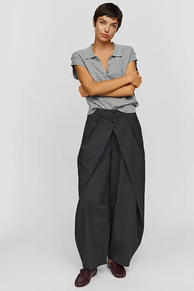 Muse Assembly Melena Trousers Pants In Grey