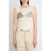 Muse Assembly Placement Print Tank In Cream