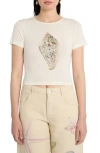 Muse Assembly Shell Graphic Tee In White