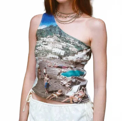 Muse Assembly Women's Sandy Top In White In Multi