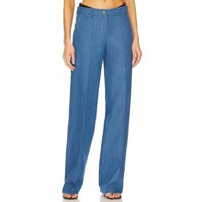Pre-owned Muse Aya  Women Ule Pants In Denim Size-x-small In Blue