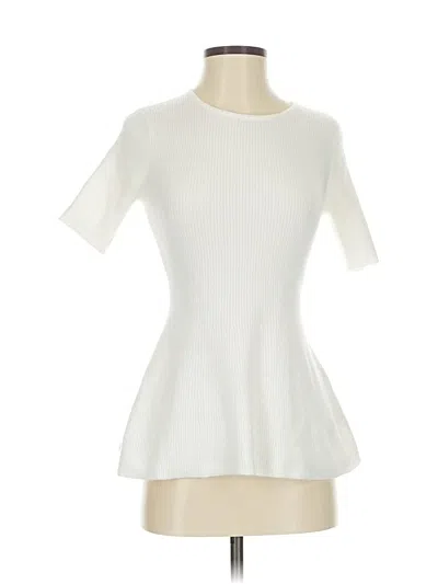 Pre-owned Muse Cardigan Sweater In White