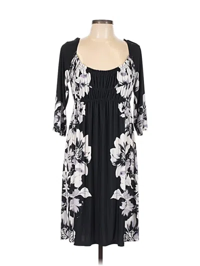 Pre-owned Muse Casual Dress In Black