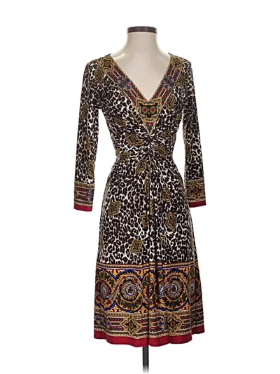 Pre-owned Muse Casual Dress In Brown