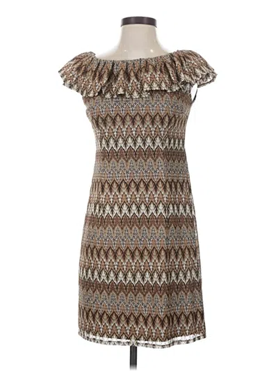 Pre-owned Muse Casual Dress In Brown