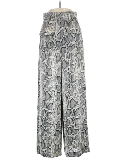 Pre-owned Muse Casual Pants In Silver