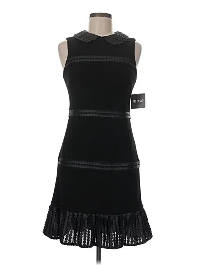 Pre-owned Muse Cocktail Dress In Black
