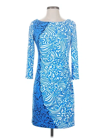 Pre-owned Muse Cocktail Dress In Blue