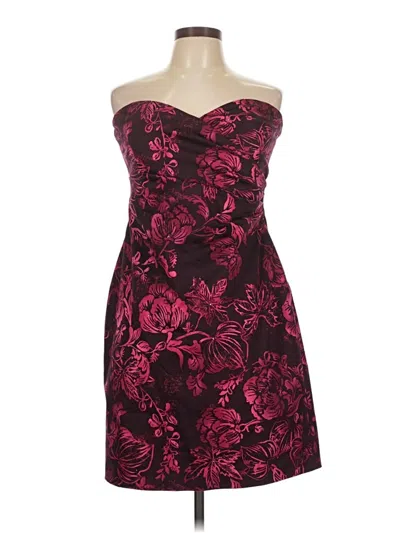 Pre-owned Muse Cocktail Dress In Burgundy