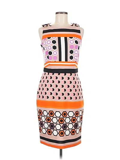 Pre-owned Muse Cocktail Dress In Orange
