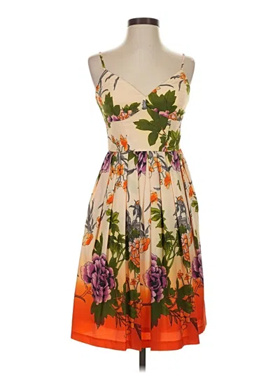 Pre-owned Muse Cocktail Dress In Orange